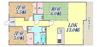 フィオーレ・オルティアの物件間取画像